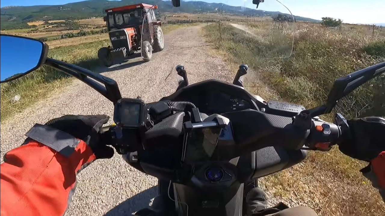 Çorum Mecitözü, Amasya Göynücek arası dağ yolları, kymco scooter ile Türkiye turu 43