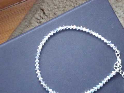Swarovski Crystal Ankle Bracelet Clear Crystalab You Swarovski Crystal Ankle Bracelet Clear Crystalab