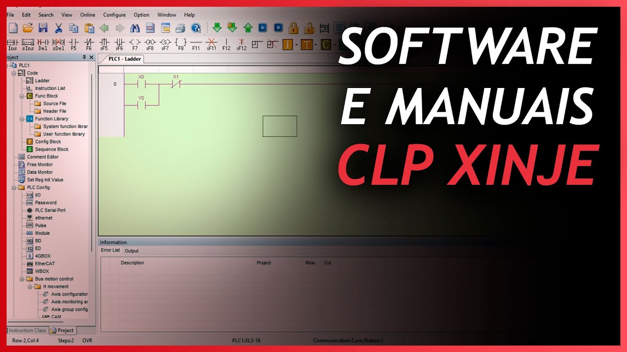 Como Instalar e Testar o Software e Manuais do CLP Xinje! - YouTube