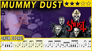 Mummy Dust - Ghost | DRUM SCORE Sheet Music | #364 DRUMSCRIBE