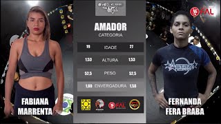 Fabiana Marrenta vs Fernanda Fera Braba | LIONS FIGHT PRO 10