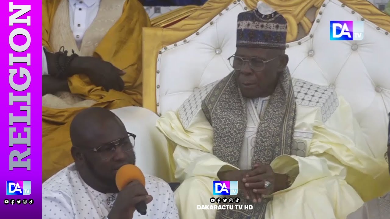 Cérémonie officielle Ziarra Léona Niassène: Le Khalife Cheikh Ahmed Tidiane Niass plaide