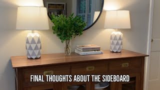 Sideboard Epilogue: Final thoughts and follow-up