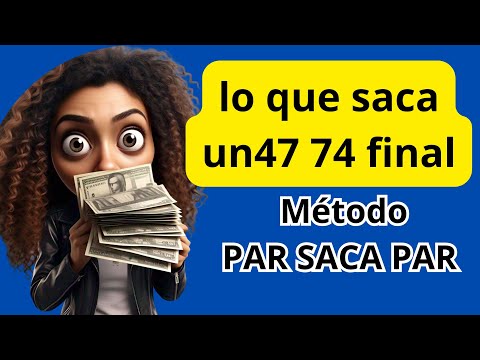 ¡Si Ves el Número 47 o 74, Este MÉTODO TE HARÁ MILLONARIO!