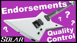 Download Lagu Let's Talk About Solar Guitars (Endorsements \u0026 QC) MP3