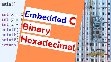 4 - C programming, binary and hexadecimal numbers