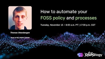 🤖 How to automate your FOSS policy and progresses