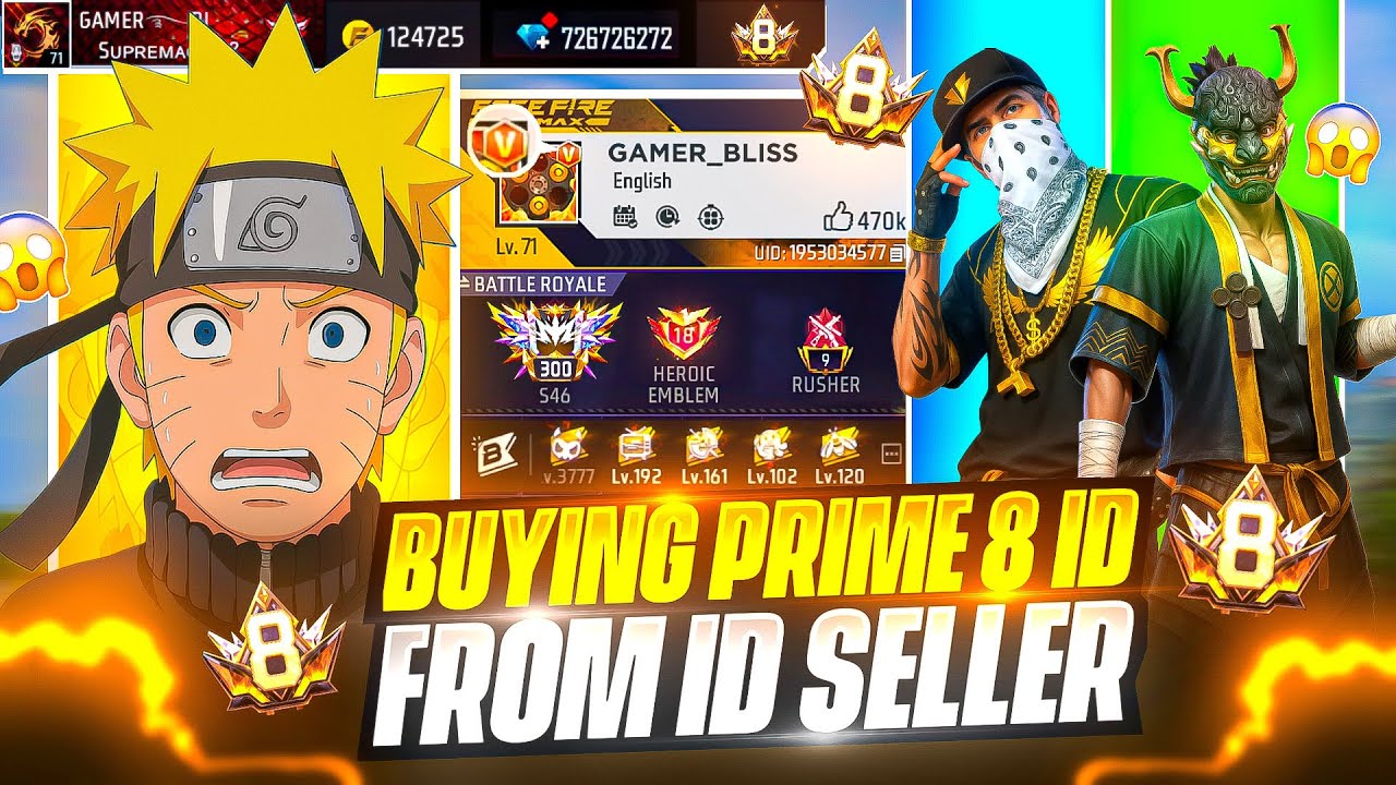 🔥I PURCHASED MOST RARE 💴 PRIME LVL 8 ID FROM ID SELLER🔥TRUSTED OR SCAMMERS ⁉️COLLECTION REVEALED🫣