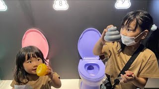 【ご報告】どんなうんこかな⁉️❤️🧡うんこミュージアム💩💜💛ゆいりりたちの念願のUNKO museum！ウンコがプレゼント🎁in Fukuoka たくさんのPhoto shot #똥#poo