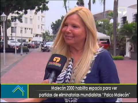 Malecón 2000 habilita espacio para ver partidos de eliminatorias mundialistas Palco Malecón
