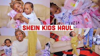 HUGE SHEIN KIDS UNBOXING &amp; TRY ON HAUL WINTER EDITION | REGRET??