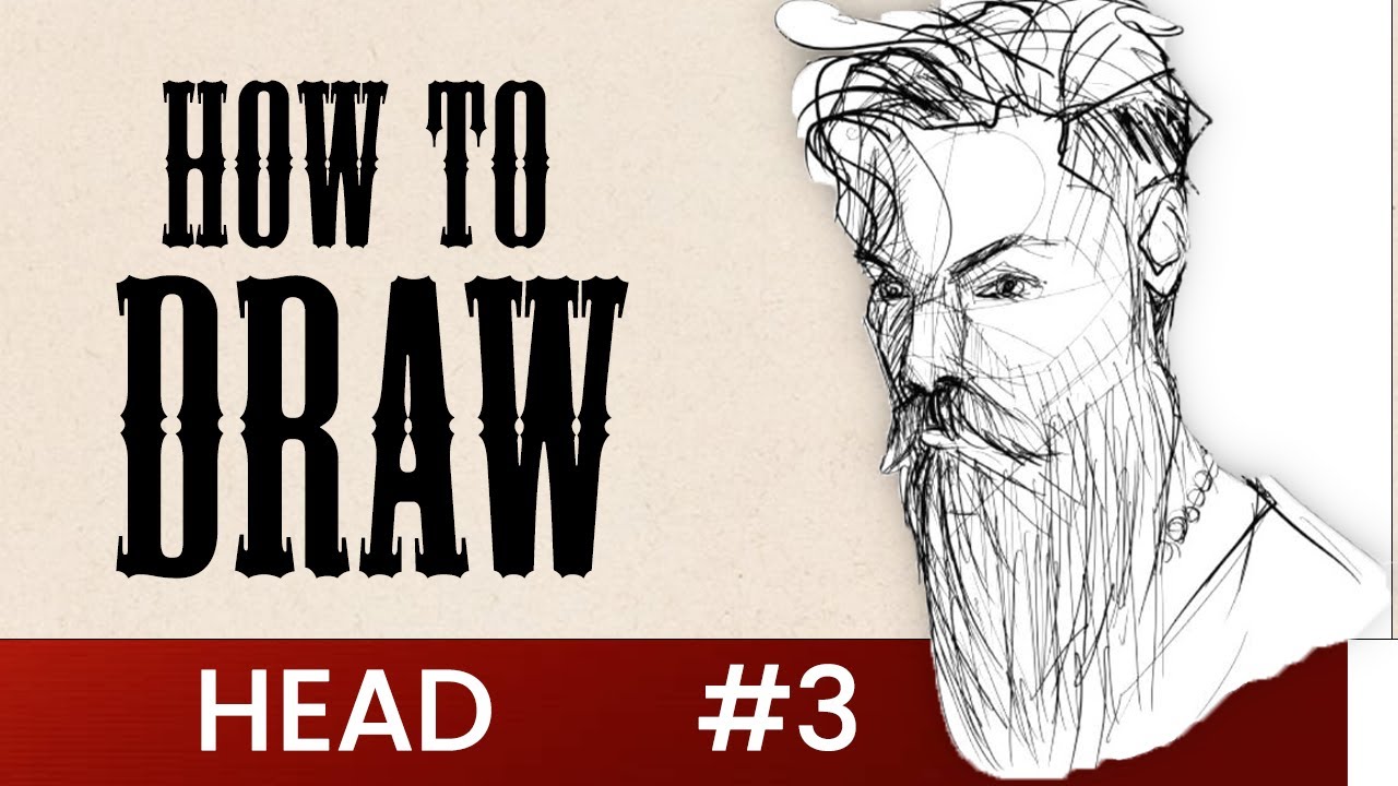 How to Draw a Human Head | Beginner Drawing Tutorial Series #03 - YouTube