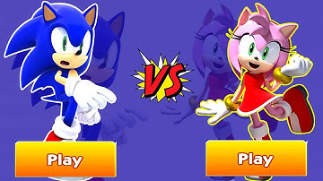 Sonic Dash - Sonic VS Amy Android Gameplay Walkthrough - (Android/iOS) #1