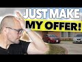 Watch Me Make An Offer To A Difficult Real Estate Agent LIVE