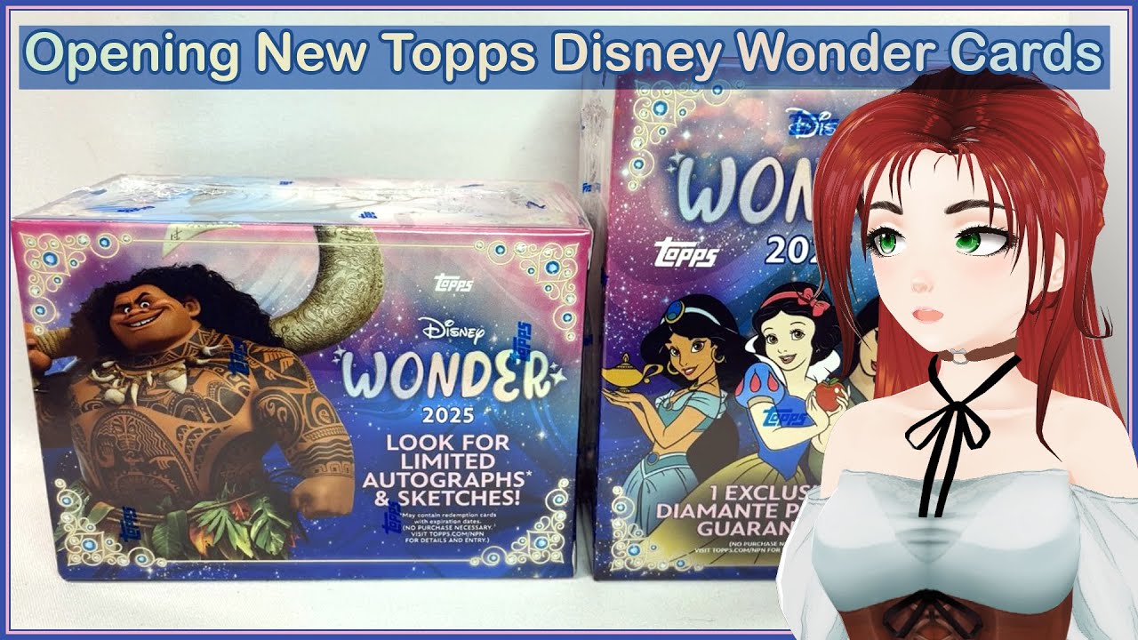 Opening Topps Disney Wonder Blaster Boxes