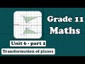 Grade 11 Mathematics Unit 6 Transformation Of Planes Part 2 Reflection 