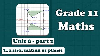 Grade 11 Mathematics Unit 6 Transformation of Planes Part 2 Reflection