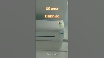 U0 Error Daikin ac problem solve #actechnician #airconditioner