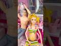Satisfying With Unboxing Barbie Bath Set Toys, ASMR Video #shorts #barbiehouse