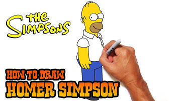 How to Draw Homer Simpson | The Simpsons