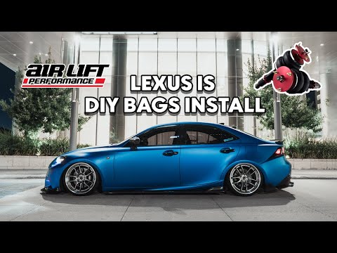 2014-2016 Lexus IS Airlift Bags DIY Install