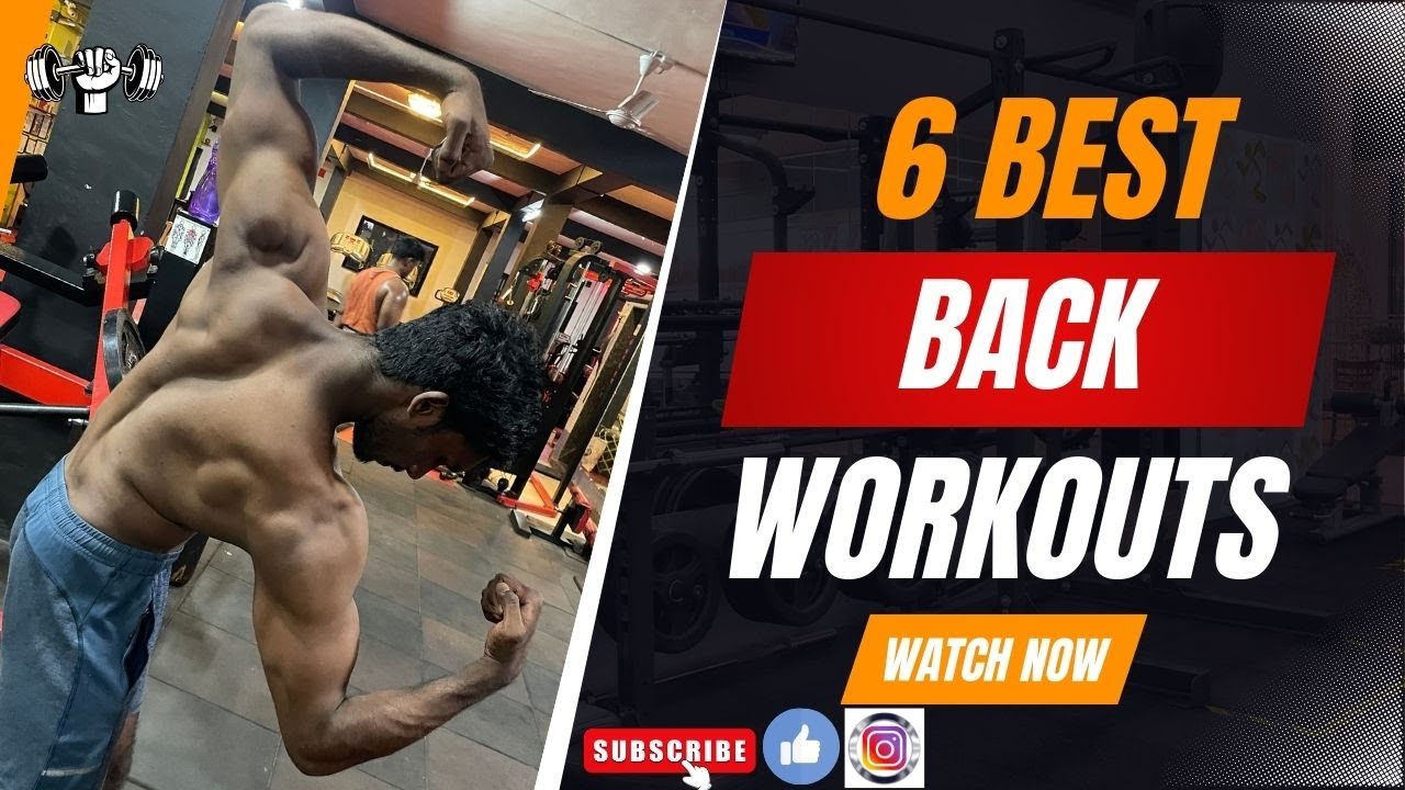 best 6 back exercises |back workout|back workout for beginners - YouTube