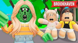 A MAMÃE VIROU UM ZUMBI no BROOKHAVEN : Historinhas de Roblox