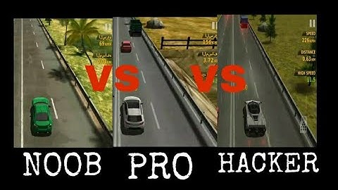 Noob vs. Pro vs. Hacker in Traffic Racer