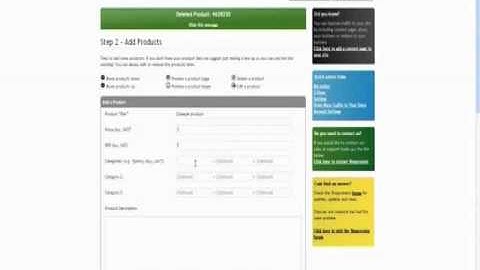 ShopcreatorTransact - Add, Edit and Delete Products