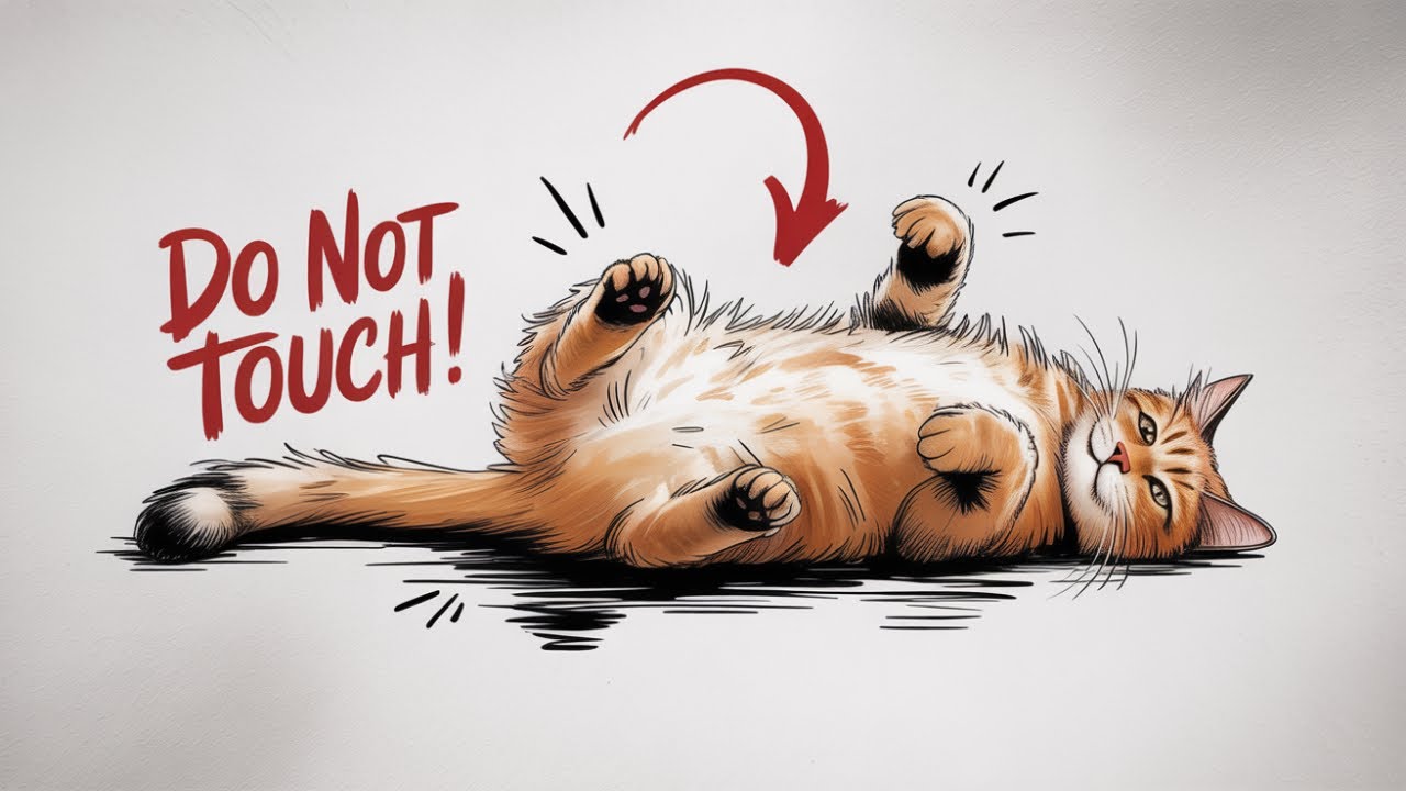 7 поз для сна кошек и что они означают (Секрет «спины вверх»)