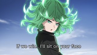 One Punch Man - tatsumaki 'if we win I'll sit on your face'