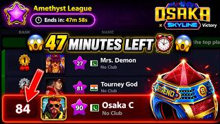 47 Minutes Left… I Risked 100M in Osaka 😳 | 8 Ball Pool screenshot 2