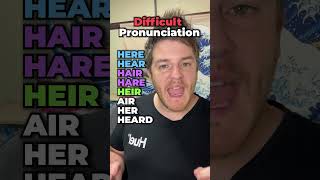 Hear vs Hair vs Heir vs Heard Pronunciation