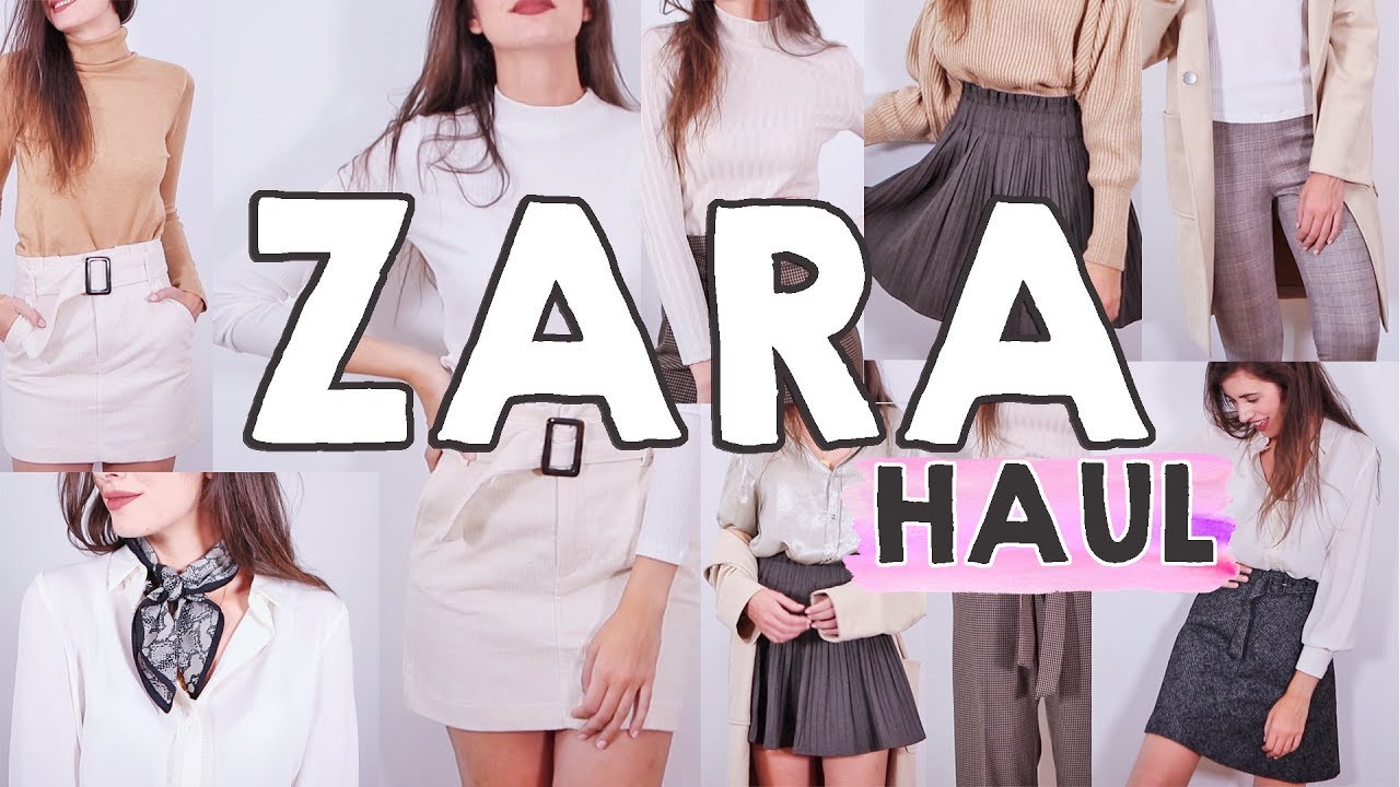 Super HAUL de Ropa de ZARA! Compras Otoño - 2018 - YouTube