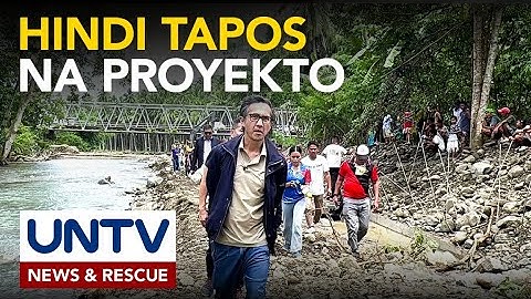Flood control project sa Davao Occidental, binayaran nang buo kahit hindi pa natatapos ang proyekto