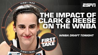 Will Caitlin Clark \& Angel Reese be IMMEDIATE stars in the WNBA? ✨ | First Take