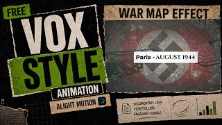 War Map Animation in Alight Motion | Vox Style Zoom Tutorial 2026