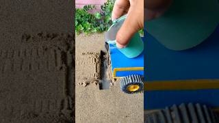diy tractor mini concrete bases making machine || #shorts