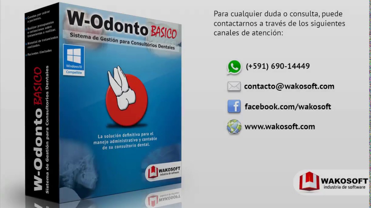 Demo de W-Odonto Básico Software Odontológico