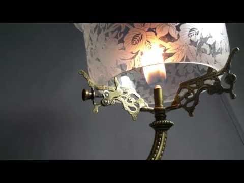 Comet Shade Batswing Burner Gas Lamp