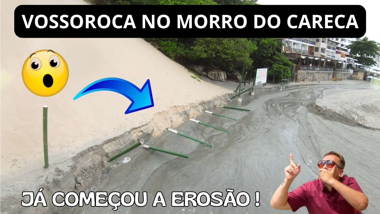 VOSSOROCA leva Parte do MORRO DO CARECA no ALAGAMENTO de hoje !