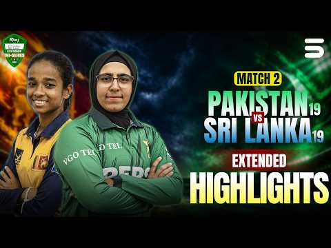 Full Highlights | Pakistan vs Sri Lanka | Match 2 | Women U19 Tri-Nation Series 2026 | MZP1J