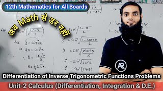 Differentiation of Inverse Trigonometric Functions Problems 12th 19 May 2026