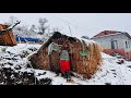 Best life in the nepali himalayan village during the winter snow  documentary snowfall time 