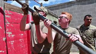 219th SFS Trains on Confidence Course