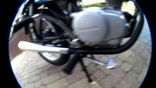 Honda Cb50 With Custom Exhaust