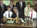 Pres. Clinton Signing the Deadbeat Parents Punishment Act (1998)