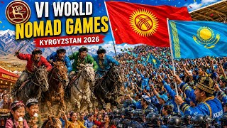 World Nomad Games 2026 🇰🇬 | Horse Games, Kazakhstan Fans & CRAZY Crowd Chaos! 🐎🔥
