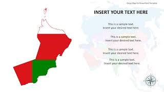 Oman Map for PowerPoint Template