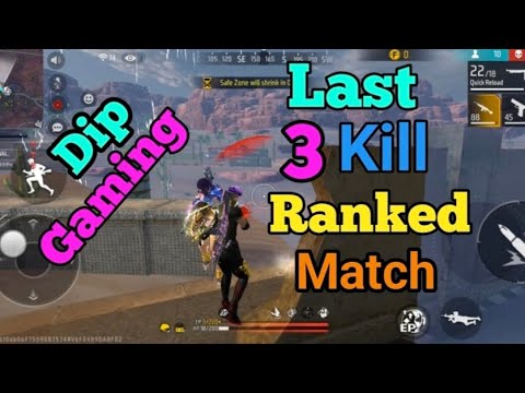 Last 3 Kill Ranked Match - YouTube